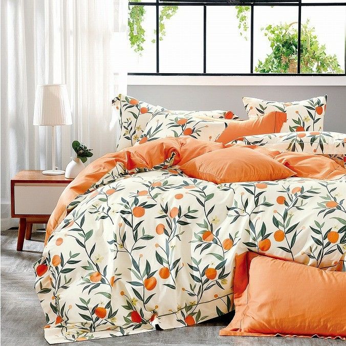 Grupos 100% orgânicos de Comfortor do algodão feito sob encomenda da tampa 3pcs 300 TC da edredão