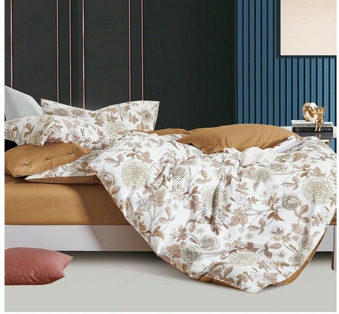 A folha de cama de 300 TC ajustou a rainha 100% do algodão de Comfortor a edredão da tampa que do fundamento se ajustou feito sob encomenda