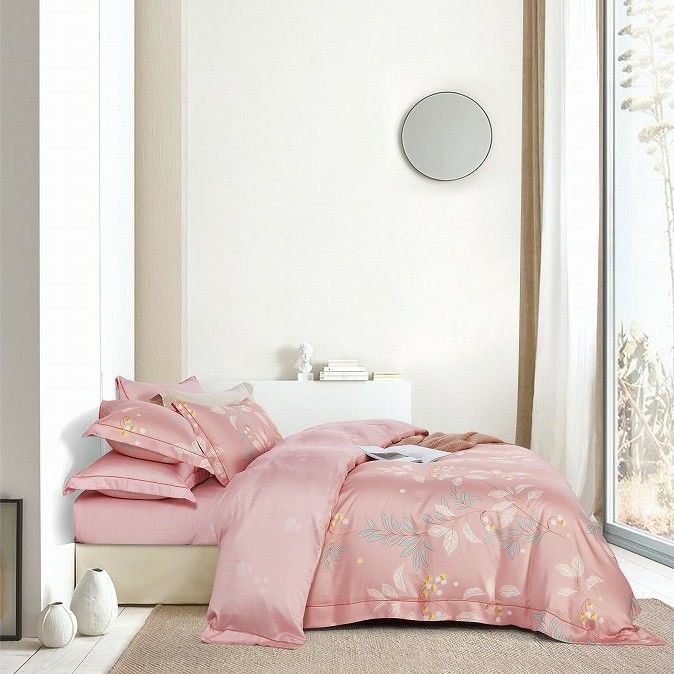 O fundamento à moda de Tencel ajusta 230 folhas de cama amigáveis coloridas da massagem do TC Eco 4 PCes