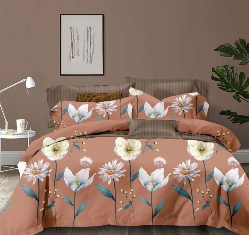 a tampa 100% da edredão de 70-130gsm Microfiber ajustou a multi impressão a cores